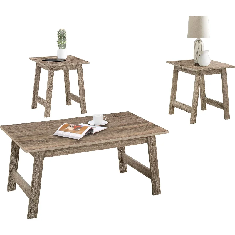 Katherine 3 Pack Tables - Dark Taupe