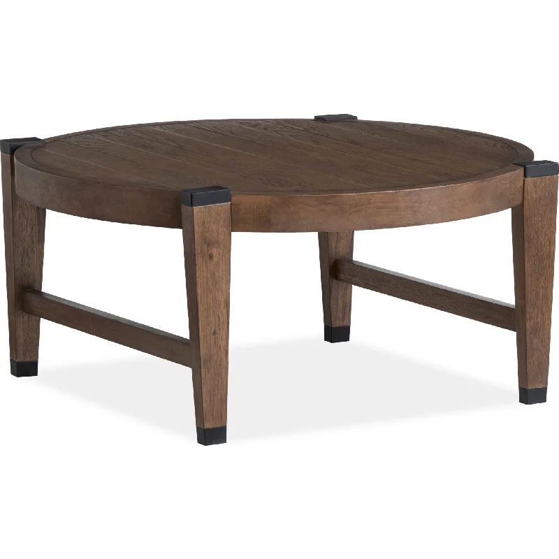 Kaysen Coffee Table - Wallaby, Matte Black