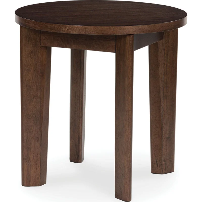 Korestone 2 End Table - Dark Brown