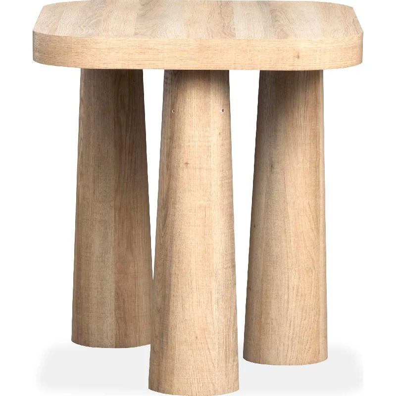 Lanfer End Table - Peanut