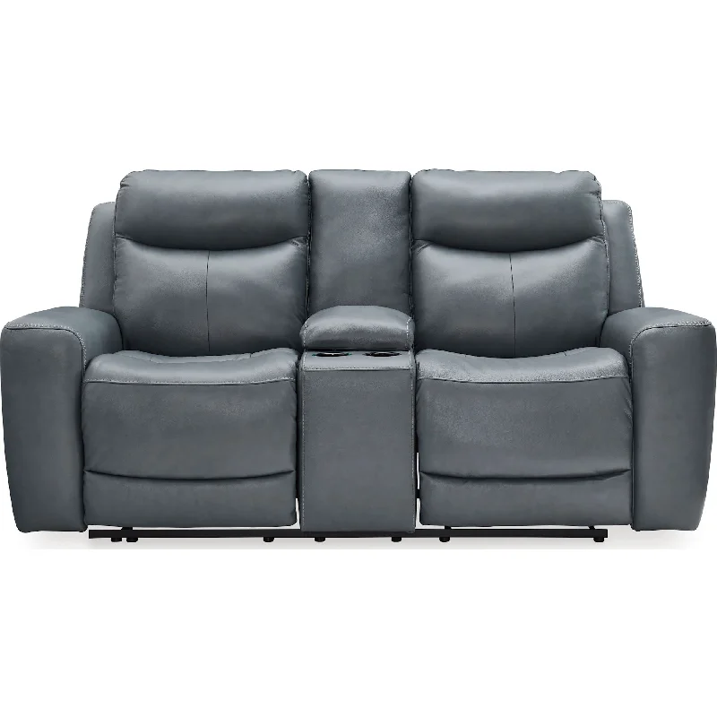 Mindanao Power Reclining Loveseat Console with Headrest