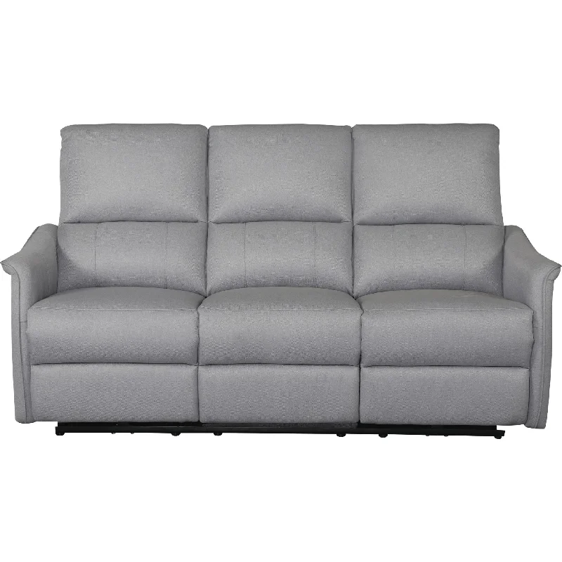 Odelya Power Reclining Sofa - Dell Silver