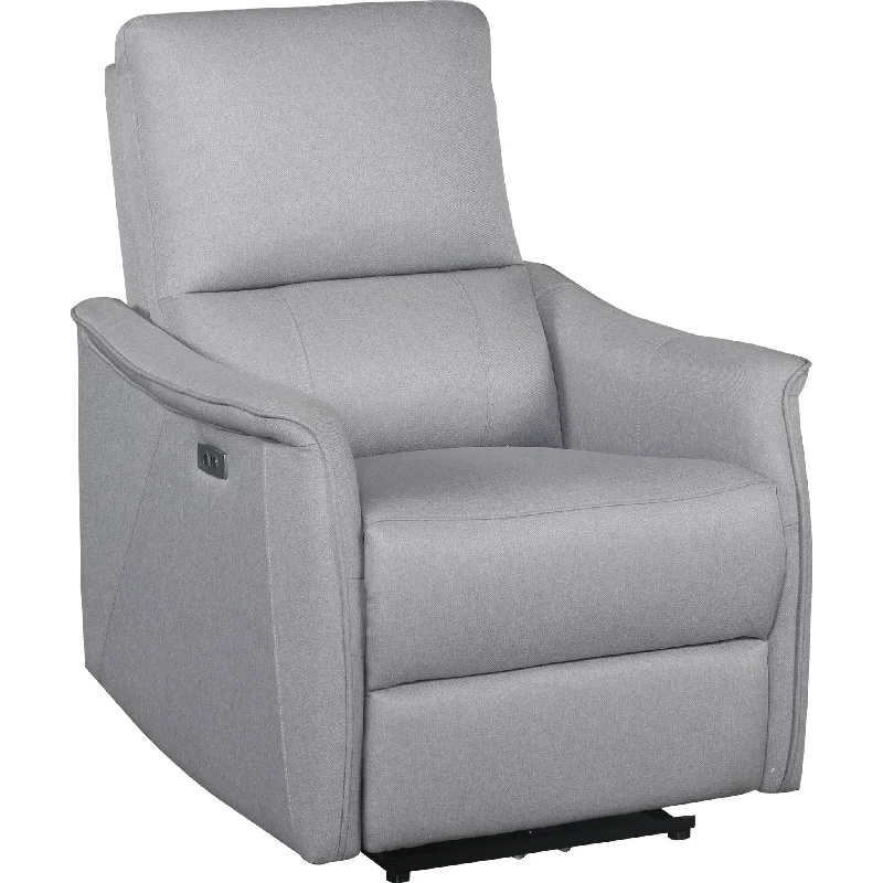 Odelya Power Recliner - Dell Silver