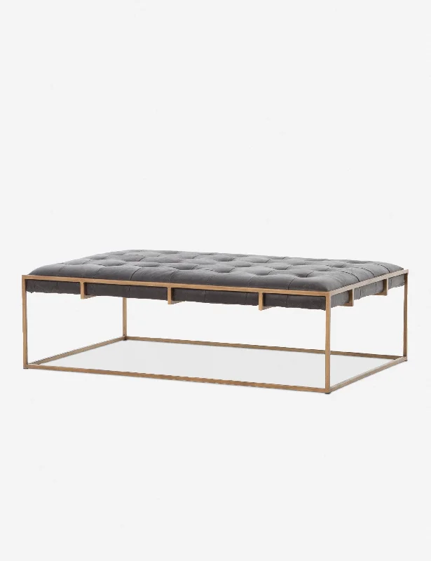 Olwina Leather Coffee Table