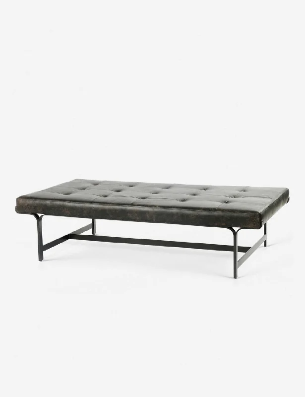 Patrizia Leather Coffee Table