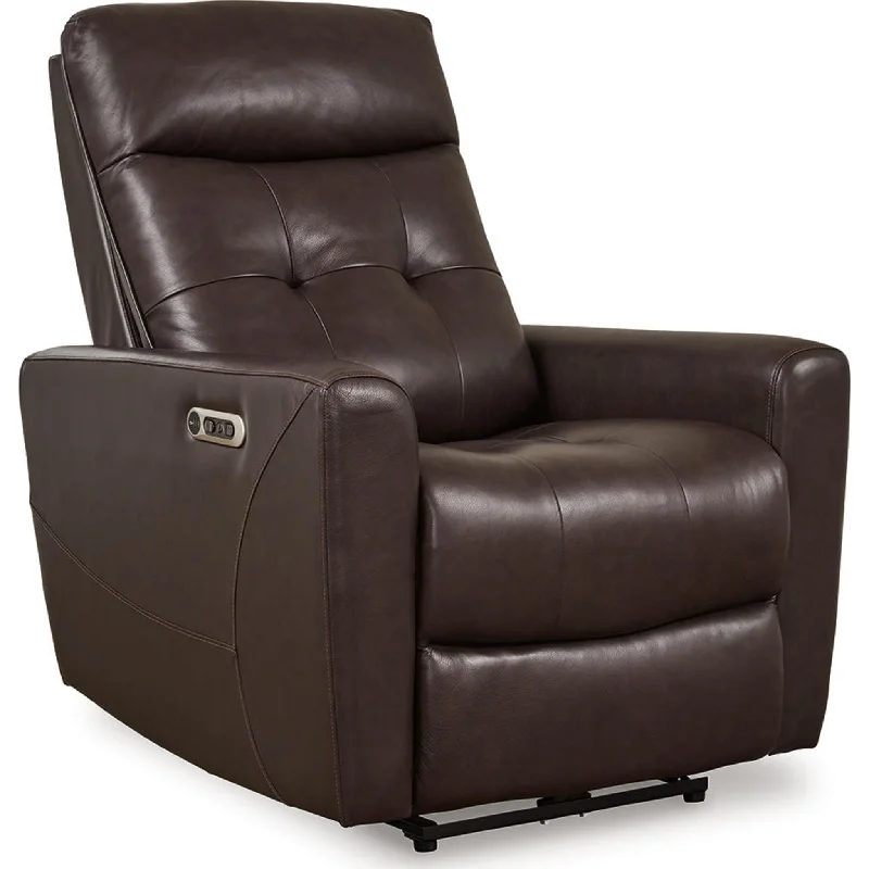 Pisgham Power Recliner - Chocolate