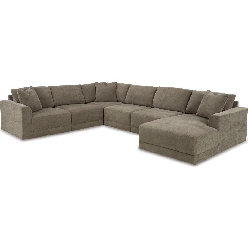 Raeanna 6 Piece Modular Sectional with Chaise