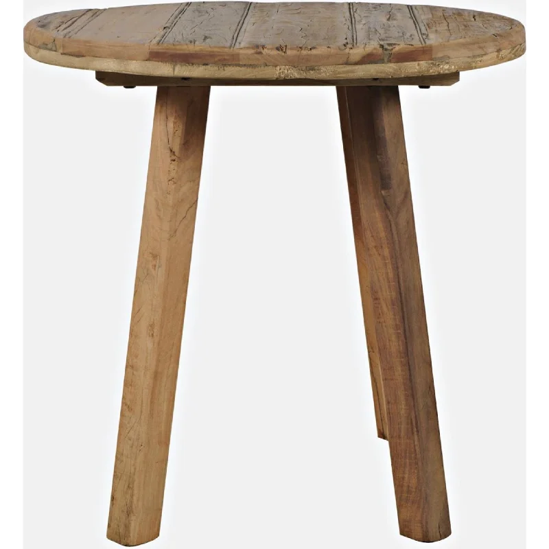 Reclamation End Table - Rustic Brown