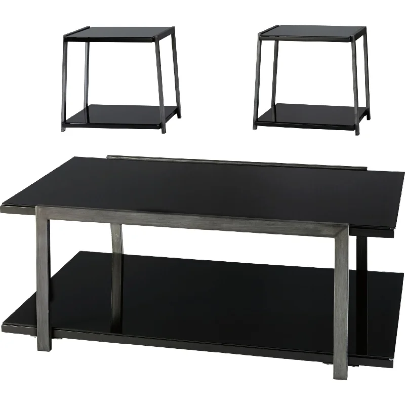 Rollynx 3 Pack Tables - Black