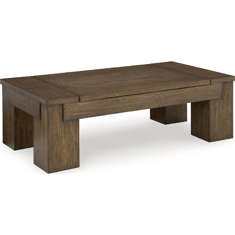 Rosswain Coffee Table - Warm Brown