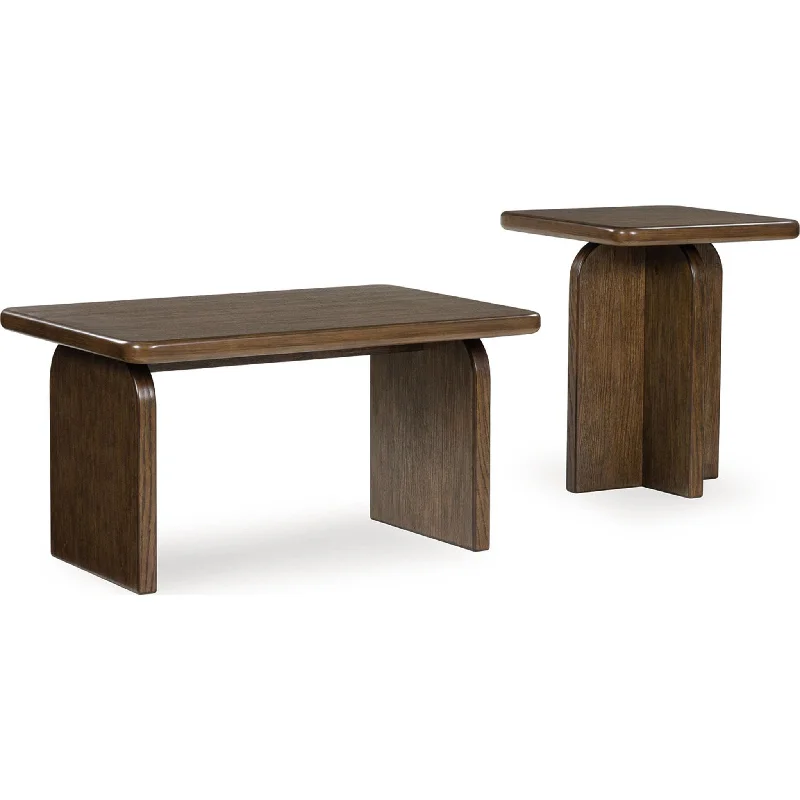 Shawbeck 2 Pack Tables - Medium Brown