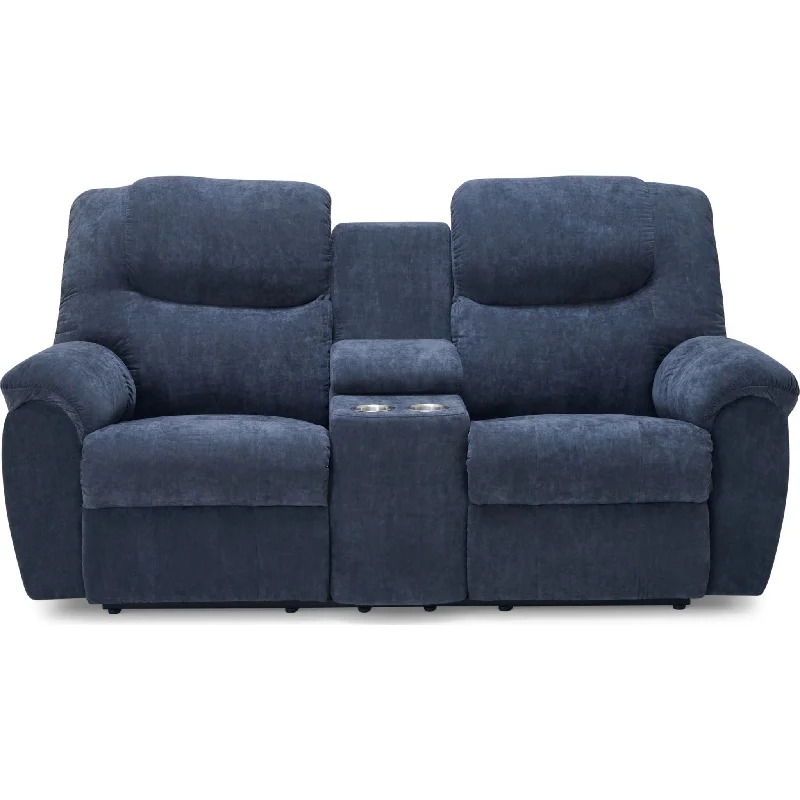 Whitehorse Reclining Loveseat w/Console - Sofia Midnight