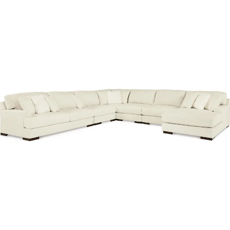 Zada 6 Piece Sectional - Ivory