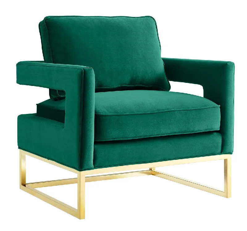 Annabelle Green Velvet Chair