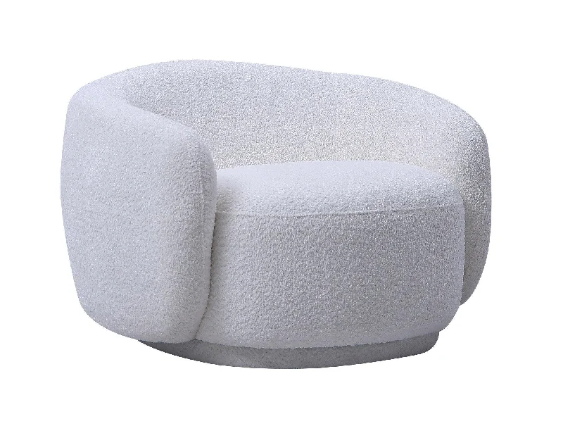 Louise Accent Chair in Off White