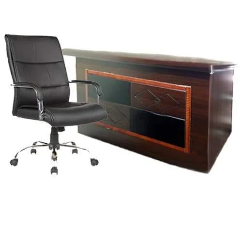 1.4 Meter Executive Table +107 Leather Chair