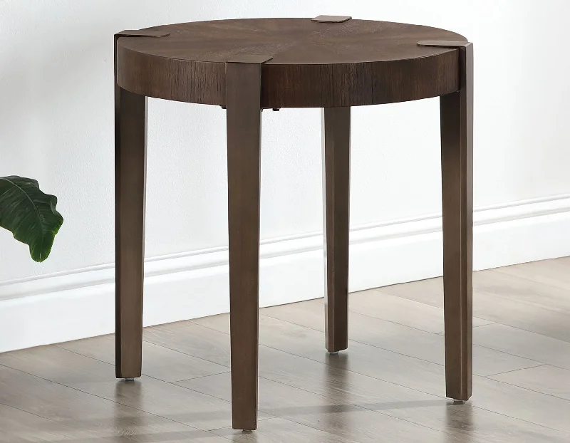 Gracie End Table, Brown