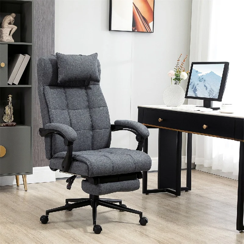 High Back Swivel Task Chair with Adjustable Height