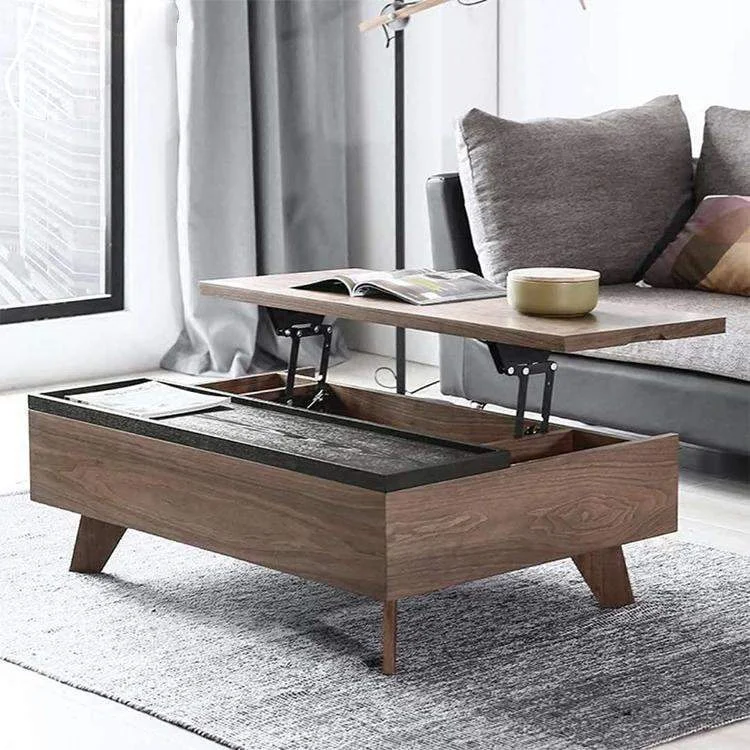 Lift top coffee table With Wood Legs