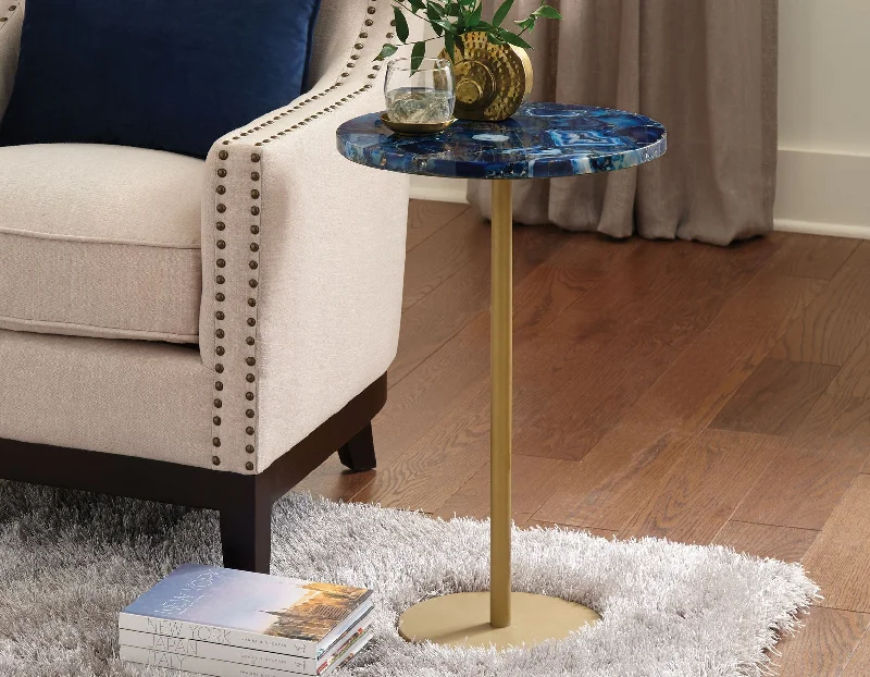 Oceana Agate Top Side Table