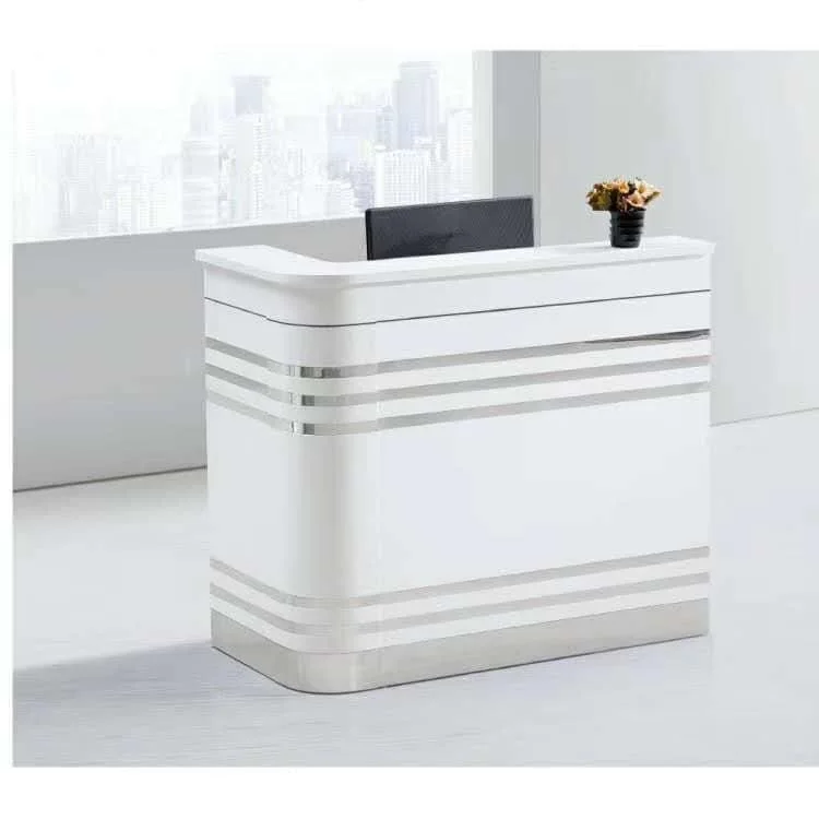 Stripe Reception Office Table 1.6mtr