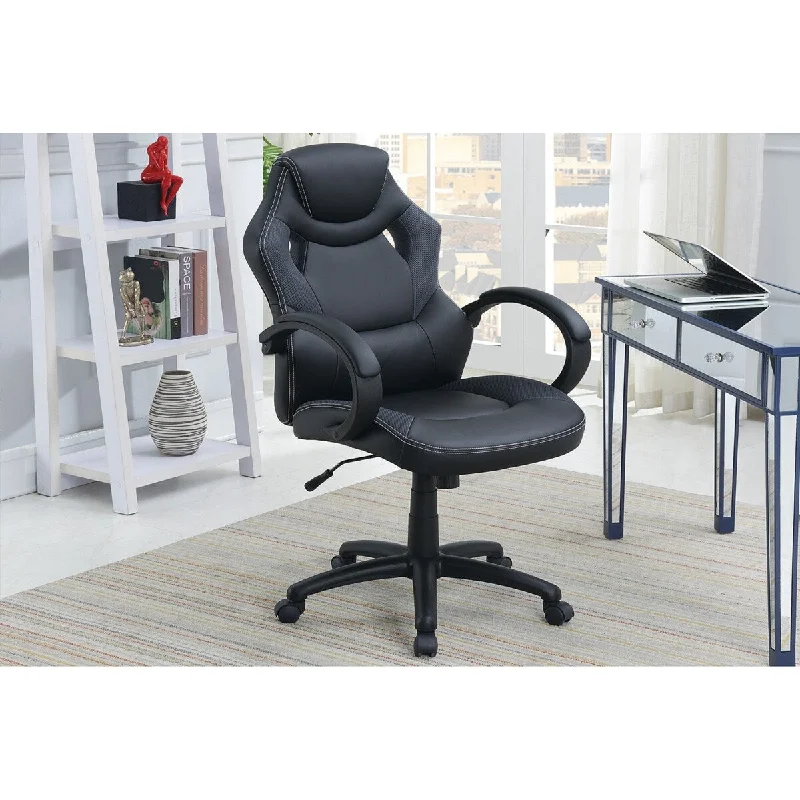 Upholstered 1pcs Adjustable Height Cushioned Comfort Chair Relax Gaming Office Work