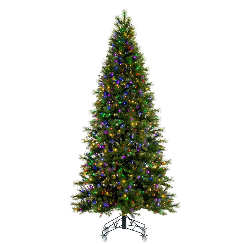 10' x 56" Jackson Pine Artificial Pre-Lit Christmas Tree Multi-Colored Lights.