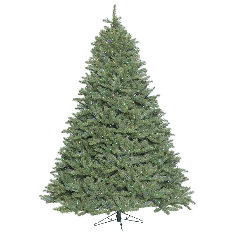 12' Colorado Spruce Artificial Christmas Tree Multi-Colored LED Lights