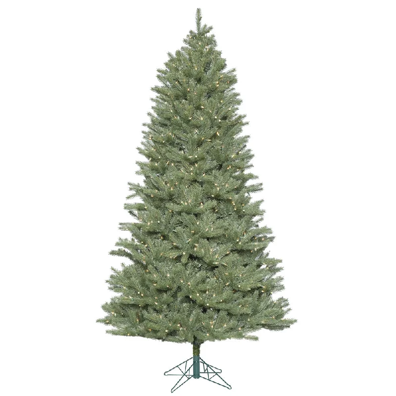 14' Colorado Spruce Slim Artificial Christmas Tree Clear Dura-Lit Lights