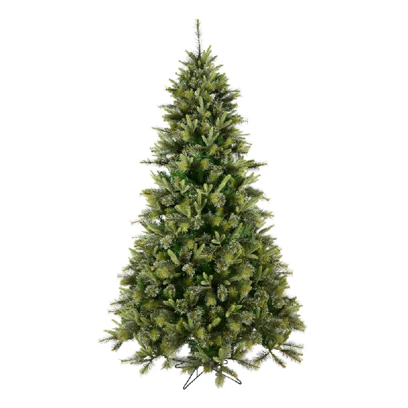 9.5' Cashmere Slim Artificial Christmas Tree Multi-Colored Dura-Lit® LED Lights