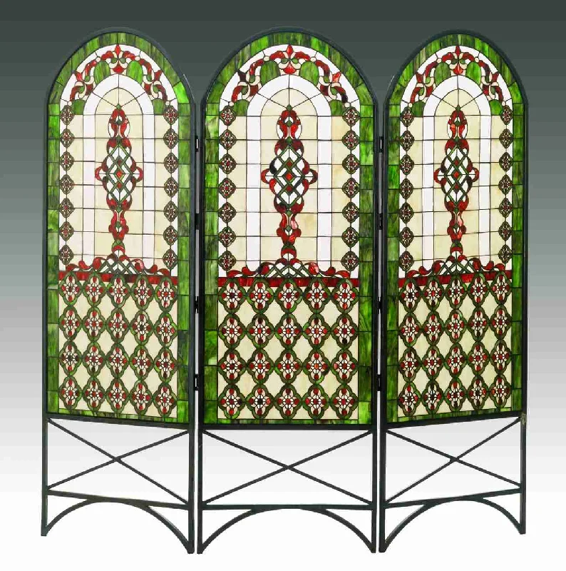 Meyda Lighting 48809 60" Wide X 58" High Quatrefoil Classical Room Divider