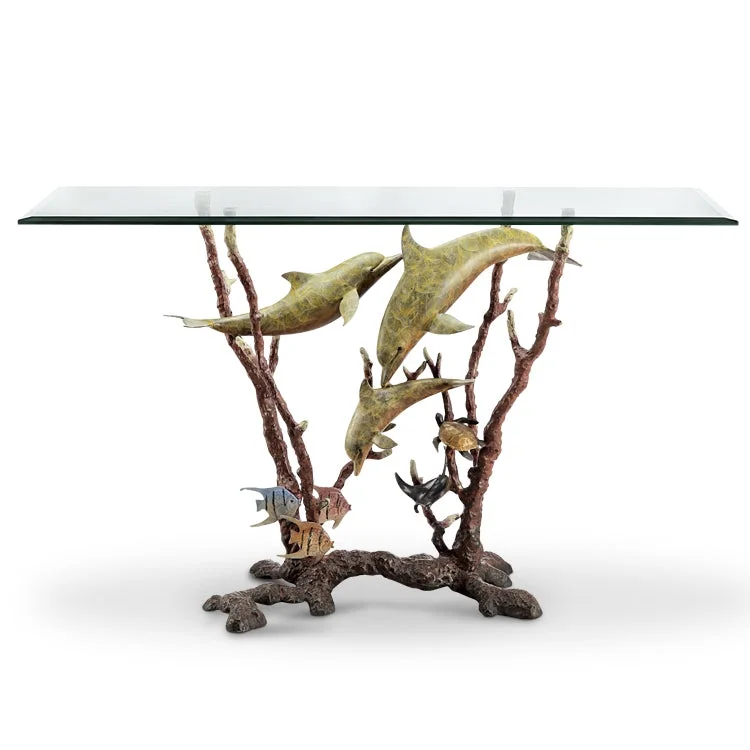 SPI Home Dolphin Trio Console Table