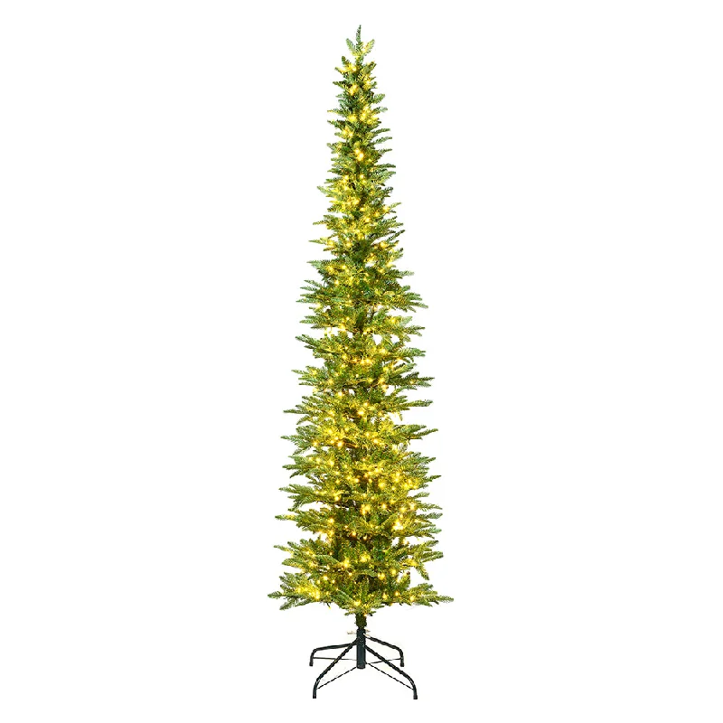 Vickerman 12' x 45" Compton Pole Pine Tree Warm White Low Voltage 3MM LED